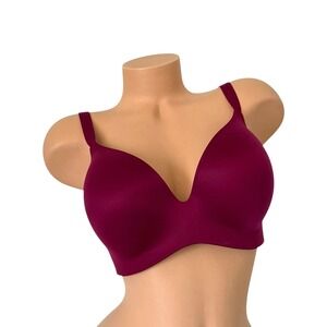VICTORIA'S SECRET 36DD BARE Infinity Flex Wireless Perfect Shape Bra Raspberry
